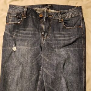 1822 Denim Women's Skinny Jeans - Dark Blue